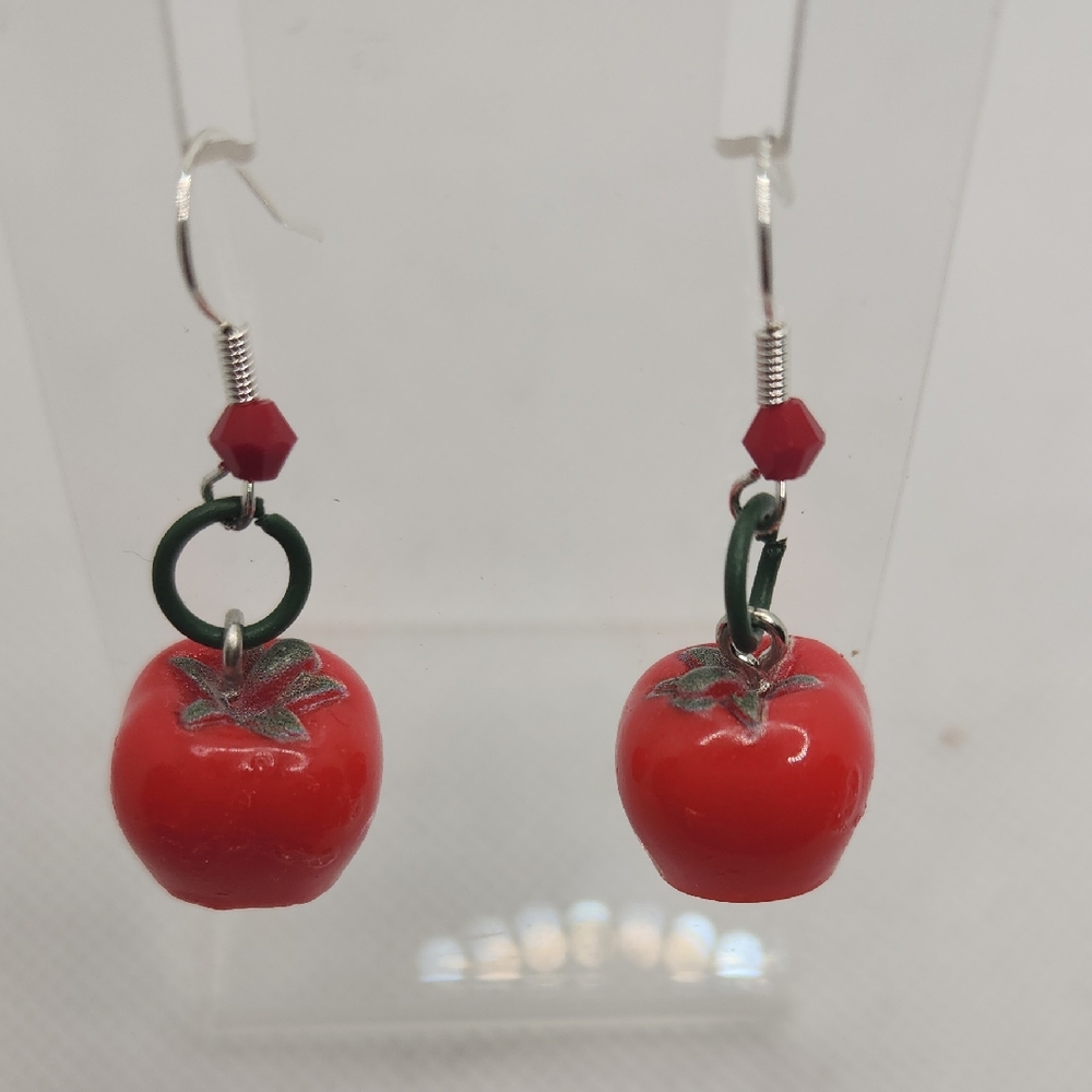 Red Tomato Earrings